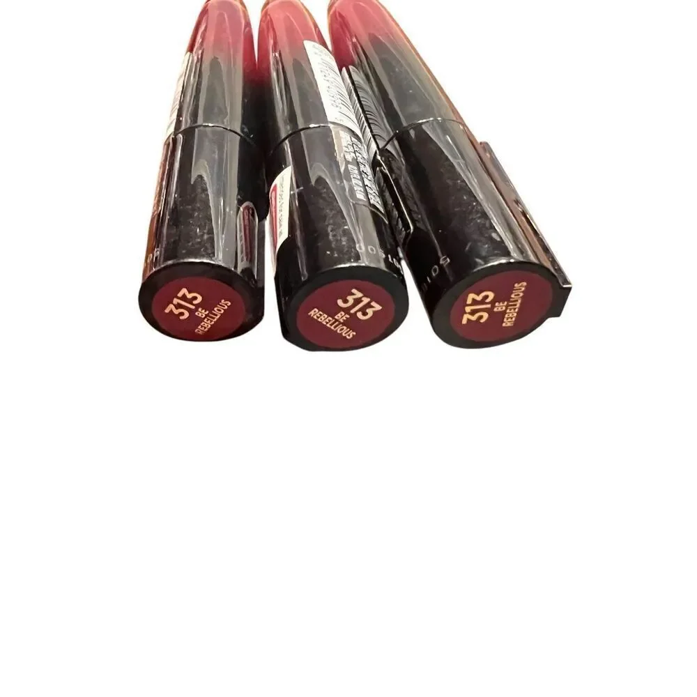 3 L'Oreal Paris Makeup Signature Shiny Lip color #313 Be Rebellious lipstick